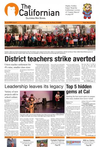 March front page, Californian