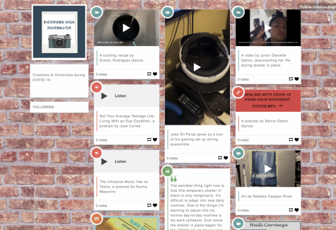 Tumblr page for Richmond HS journalism