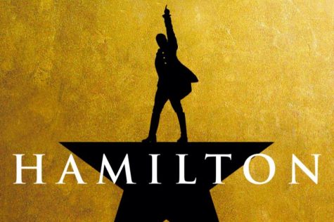 Poster from Hamilton the musical