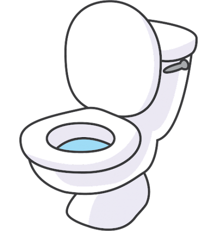 Graphic of toilet