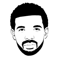 drawing of rapper Drake
