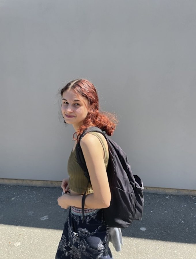 Northgate Sentinel journalist and senior Anya Moraru, pictured at Northgate High School March 3, is Moldovan and 
Russian. She shares her insights and those of family and close
 friends on the Ukrainian crisis.
