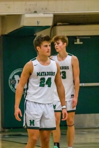Point guard Tyler Dutto was a leader of the Miramonte High varsity boys basketball team. He was also a wide receiver and safety on the Miramonte football team.