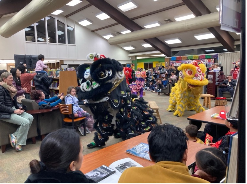 The Concord library hosted its annual Lunar New Year celebration on Jan. 27. The annual event, which this year celebrates the Year of the Snake, featured lion dances, traditional food, and more for children and families. The Concord Ambassadors and the Chinese Cultural Club from Clayton Valley High School partnered with the library to put on the festive celebration. 