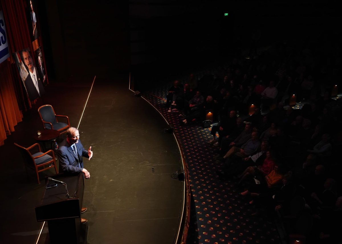 Former Mexican President Vincente Fox spoke at the Lesher Center for the Arts in Walnut Creek in late February. Fox was the first of eight speakers scheduled for the 2025 Newsmakers: Lesher Speaker Series.