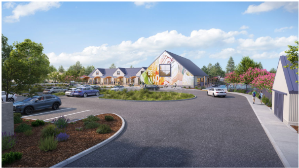 A conceptual rendering of the planned Contra Costa County District 3 Youth Center, which would be located on Windy Springs Lane off of Lone Tree Way near the borders of Brentwood, Antioch and Oakley. (Courtesy of Contra Costa County)
