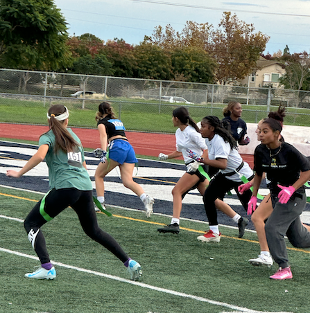 A football tryout laste last year attracted more than 100 girls, aged 10-17, who showed 15 coaches they have what it takes to join the East County Elite girls flag football team. 